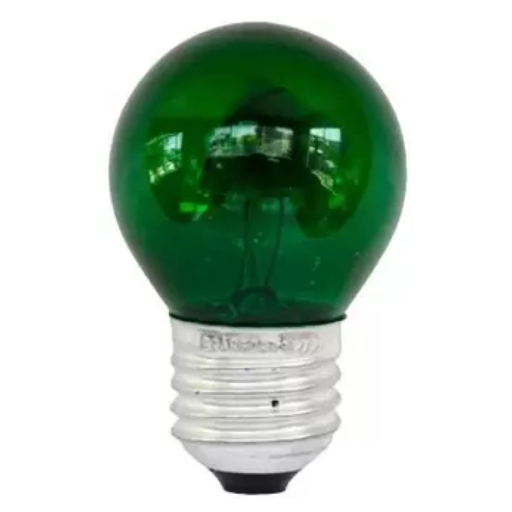 Lâmpada Bolinha 15W Verde Brasfort