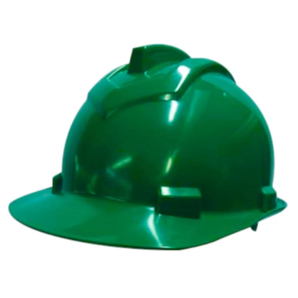 Capacete De Segurança Verde Aba Frontal 800 Ledan