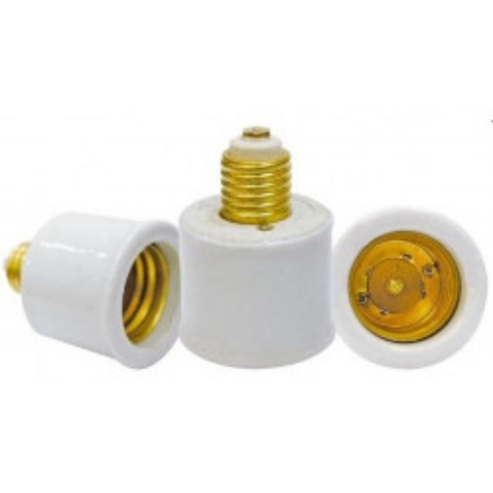 Bocal Adaptador E40 Para Lâmpada E27 Porcelana 4A Decorlux