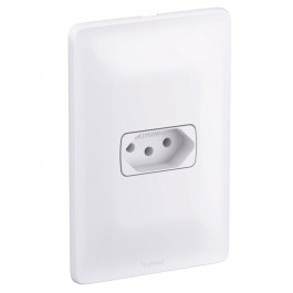 Tomada Zeffia 2P+T 10A Branco Pial