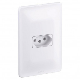 Tomada Zeffia  2P+T 20A  Branco Pial