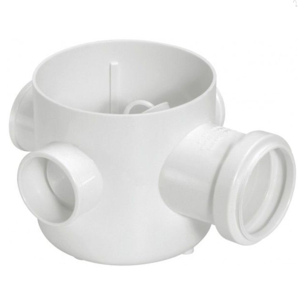 CAIXA SIFONADA N86 REDONDA100X150X50 BRANCO AMANCO