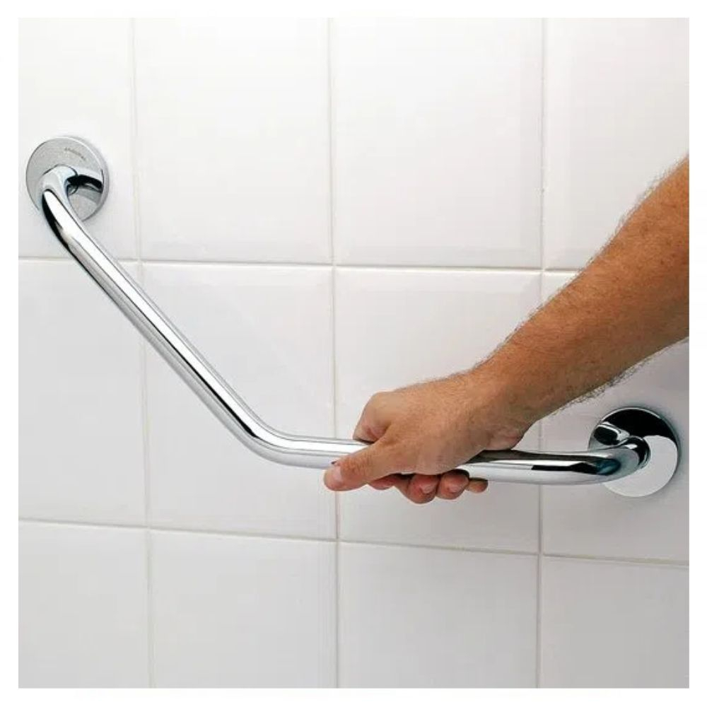 Barra De Apoio Curva Em Inox Acess 70Cm Jackwal