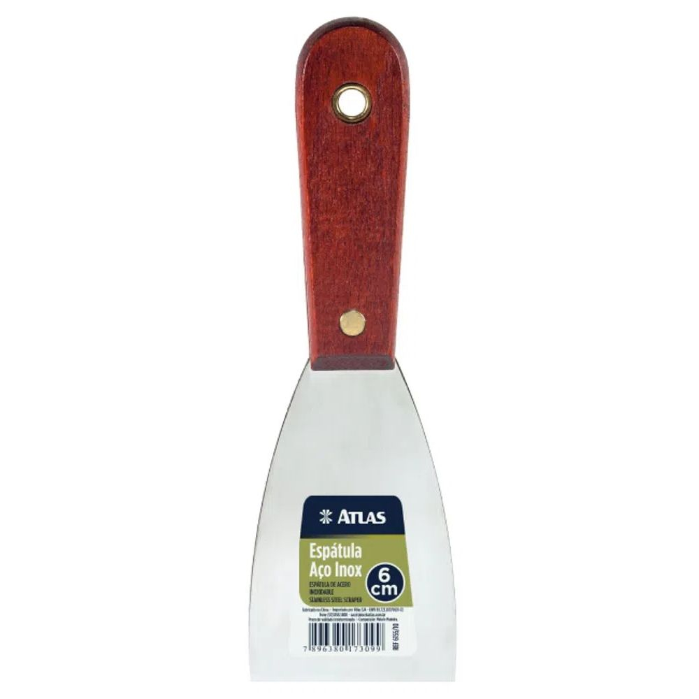 Espátula Aço Inox 6.3Cm 6155/10 Atlas