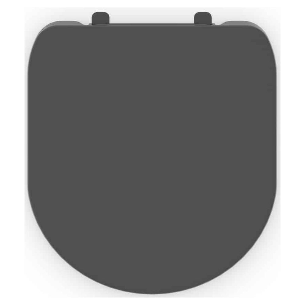 Assento Sanitario Riveira/Smart Pp Plus Preto Celite