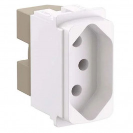 Modulo Zeffia Tomada 2P+T 10A Branco Pial