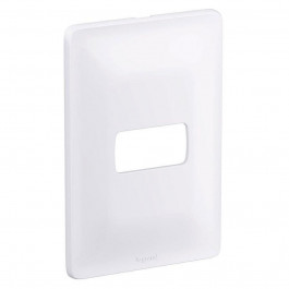 Placa Zeffia 4X2 Suporte 1 Posto Branco Pial