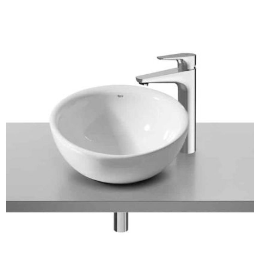 Cuba De Apoio Redonda Bola 42Cm Branco Roca