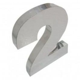 Número 15Cm Número 2 União Inox