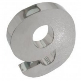 Número União Inox 20Cm Número 9