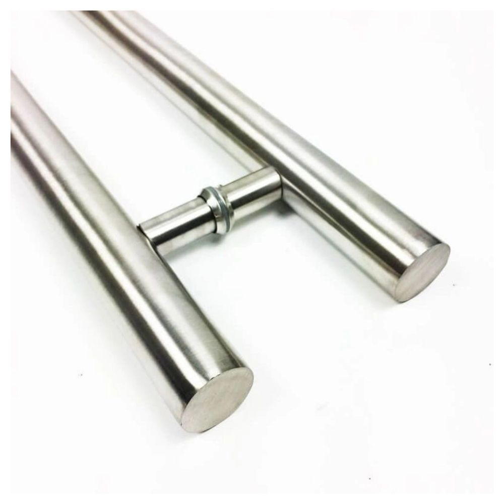 Puxador Inox Para Porta Redondo 70Cm União Inox