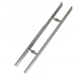 Puxador 100Cm Chapado União Inox