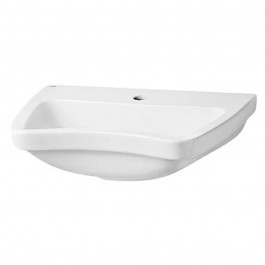 Lavatório Para Coluna Suspensa Acesso Plus 60X42Cm Branco Celite