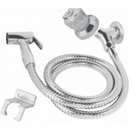 Ducha Higiênica Lr C-50 Com Gatilho Branco E Cromado Abs