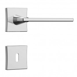 Fechadura Classic 55 3000 Roseta Quadrada Interna Cromado Stam