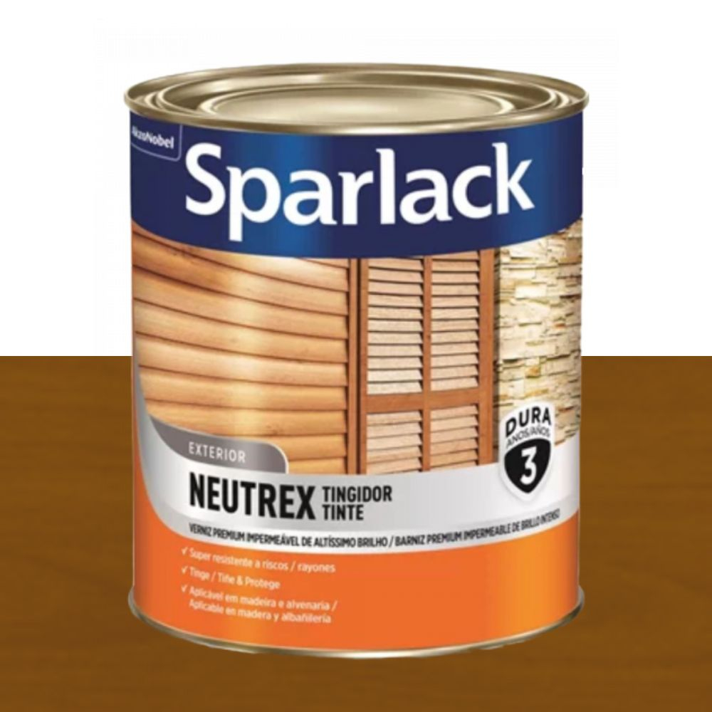 Verniz Neutrex Tingidor Imbuia 0.9L Coral Sparlack