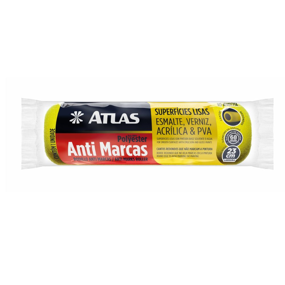 Rolo Espuma 23Cm Sem Garfo 406/23A Atlas