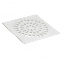 GRELHA QUADRADA N30 150MM BRANCO AMANCO