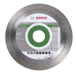 Disco Diamantado Porcelanato 110Mm Bosch 