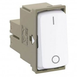 Modulo Zeffia Interruptor Bipolar 25A Branco Pial