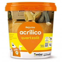 Rejunte Acrílico 1Kg Branco Quartzolit