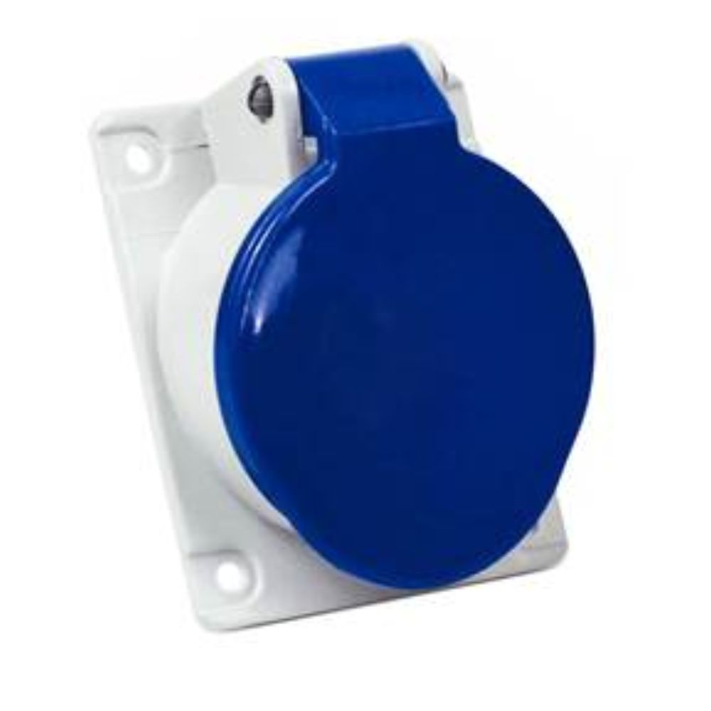 Tomada Newkon Embutir 2P+T 32 250 Azul Ip4 Steck