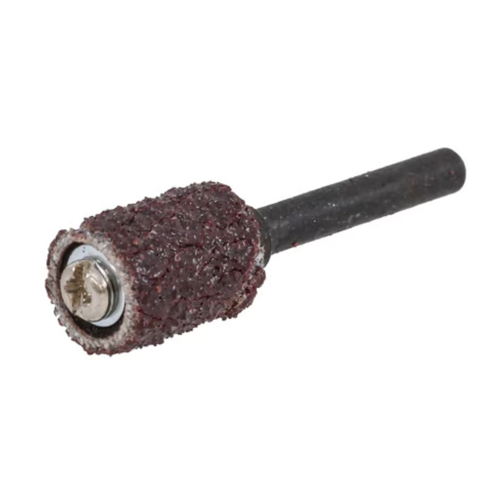 Suporte Com Tubo De Lixa Grão 60 1/4 Para Micro Retífica Dremel