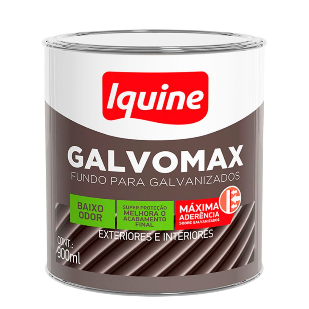 Fundo Galvomax Galvanizados Fosca Branco 0.9L Iquine