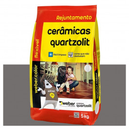 REJUNTE QUARTZOLIT FLEX PRETO GRAFITE 5KG