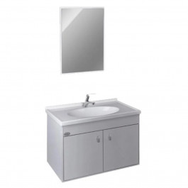Gabinete Banheiro Kit Alure 41X57Cm Branco Policlass