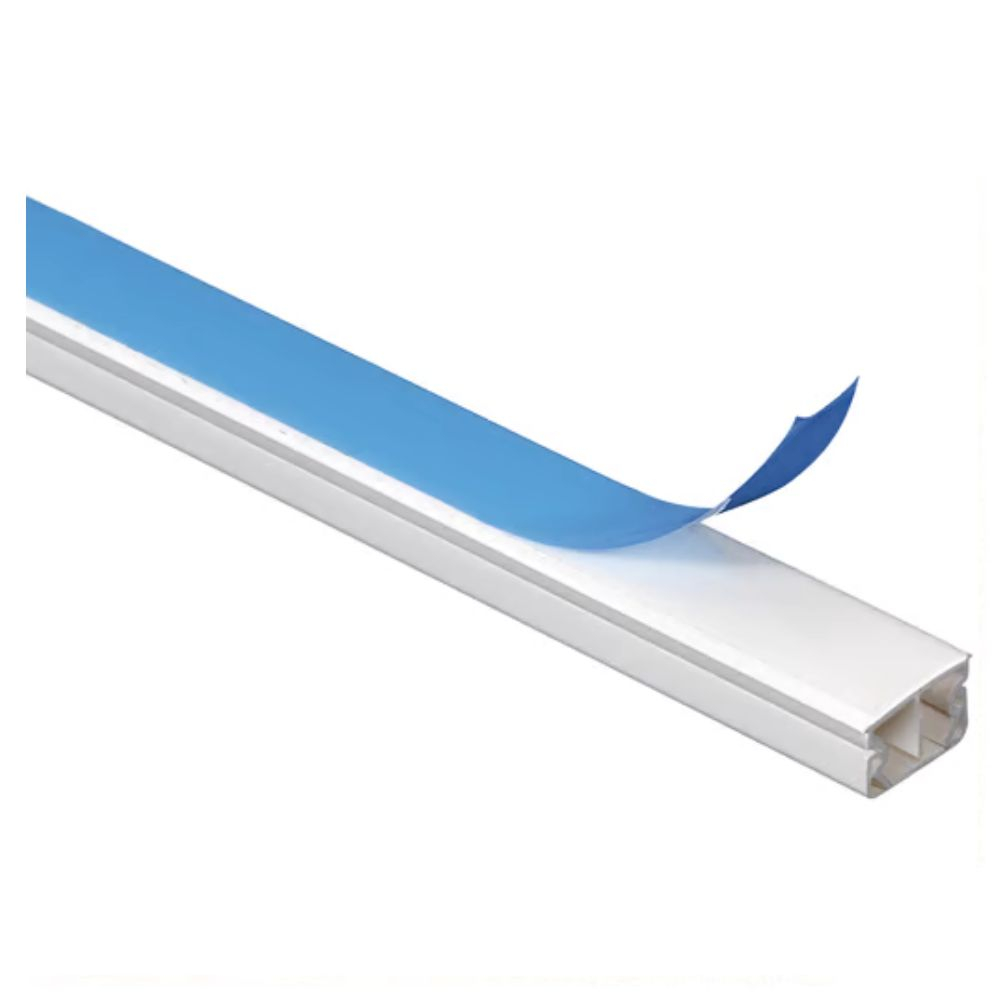 Canaleta Com Divisória E Adesivo 50X20X2000Mm Branco Pial