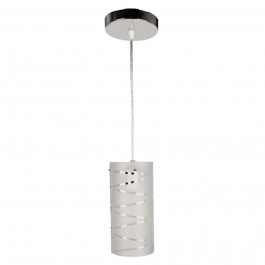 Pendente First 1 Lâmpada Vidro Opalino Linha Reta Llum