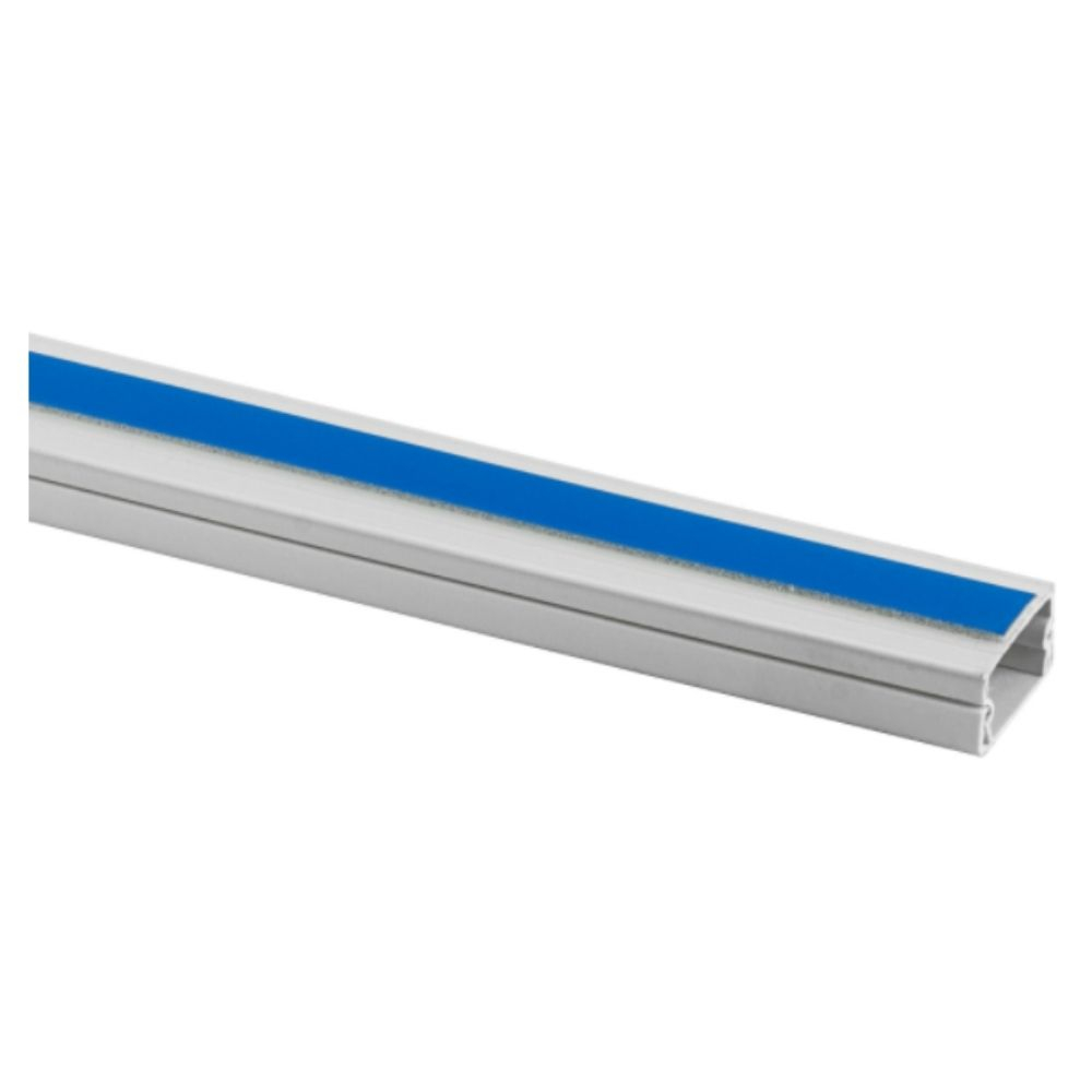 Canaleta Adesivada 20X12Mm 2Metros Branca Pial