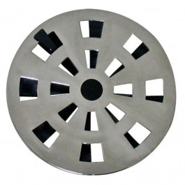 Grelha Redonda 10Cm Cromada Grb2 Astra