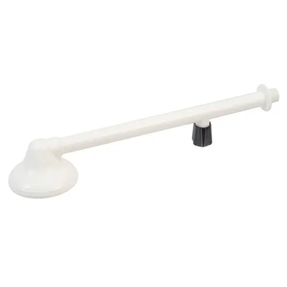 Chuveiro 30Cm 1/2 Branco Com Braço Com Registro Herc