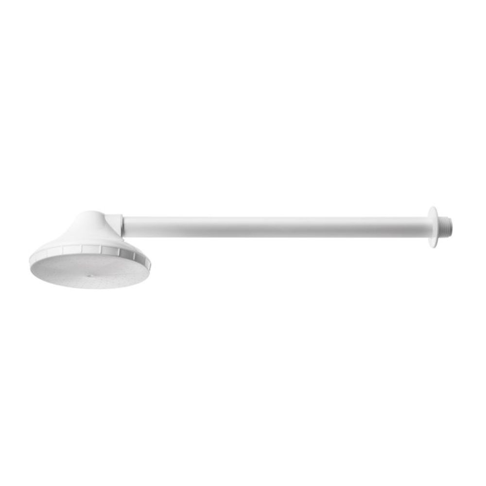 Chuveiro 30Cm 1/2 Branco Com Braço Herc