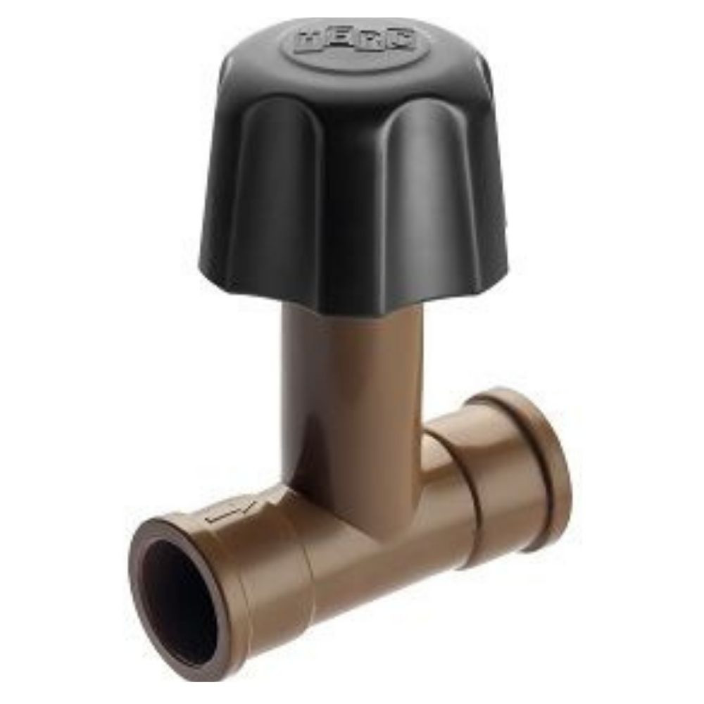 Registro De Pressão Pvc 20Mm Soldável Marrom Herc