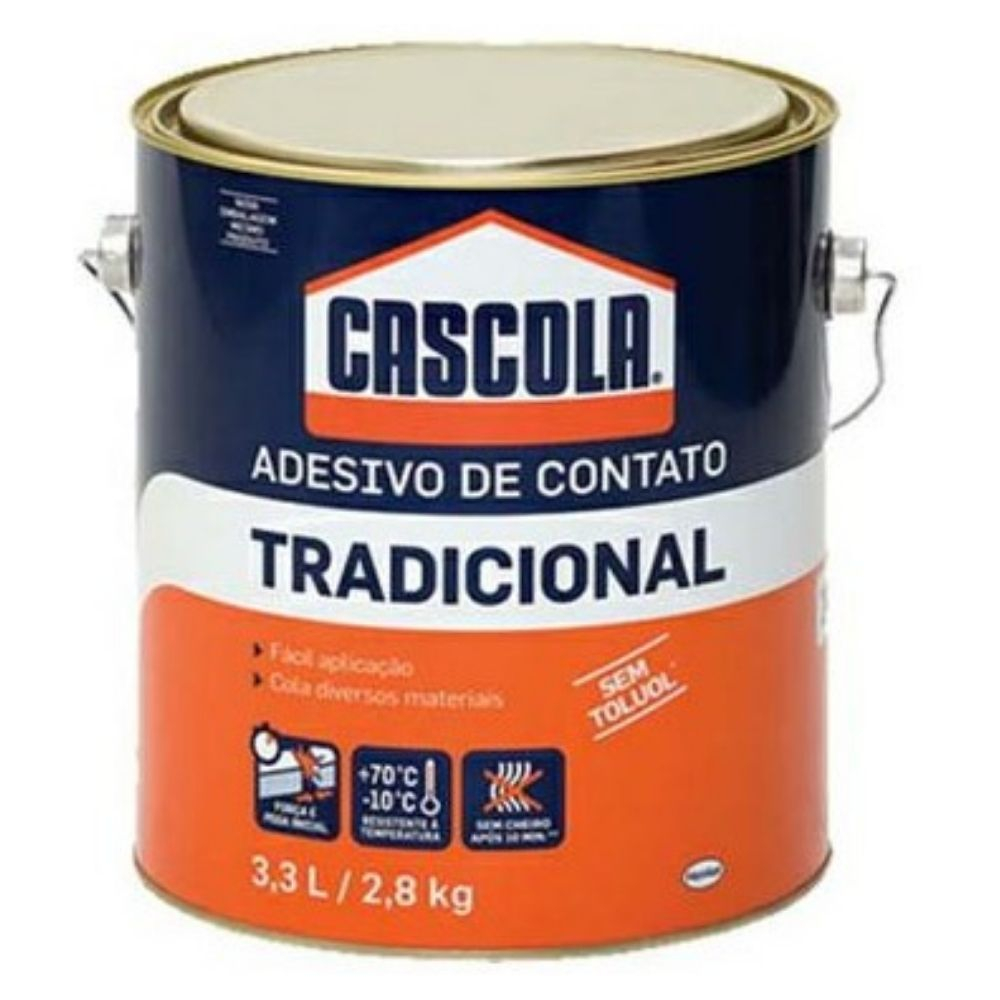 Adesivo Contato Tradicional Sem Toluol 2.8Kg Cascola