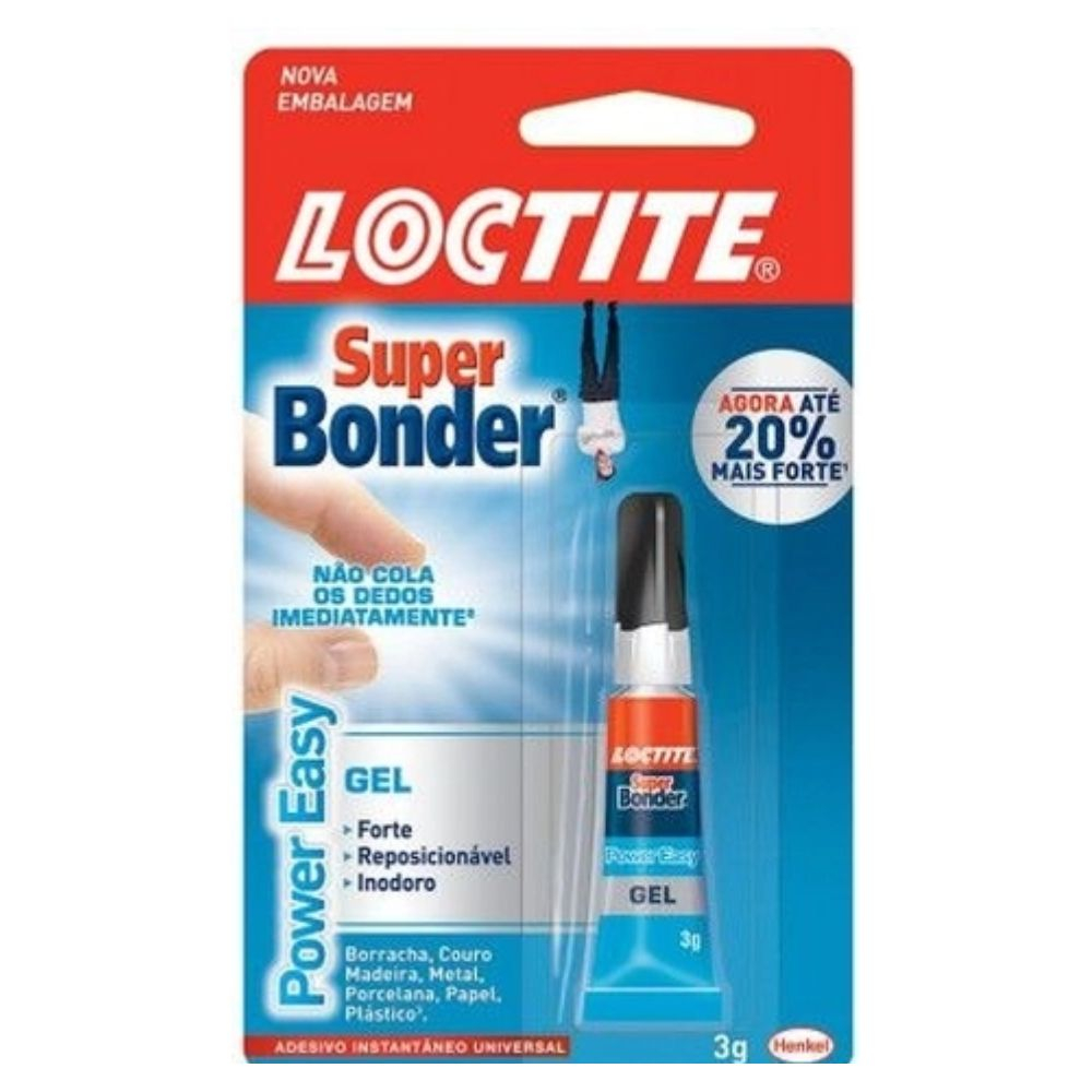 Cola Super Bonder Power Easy Gel 3Gr Loctite