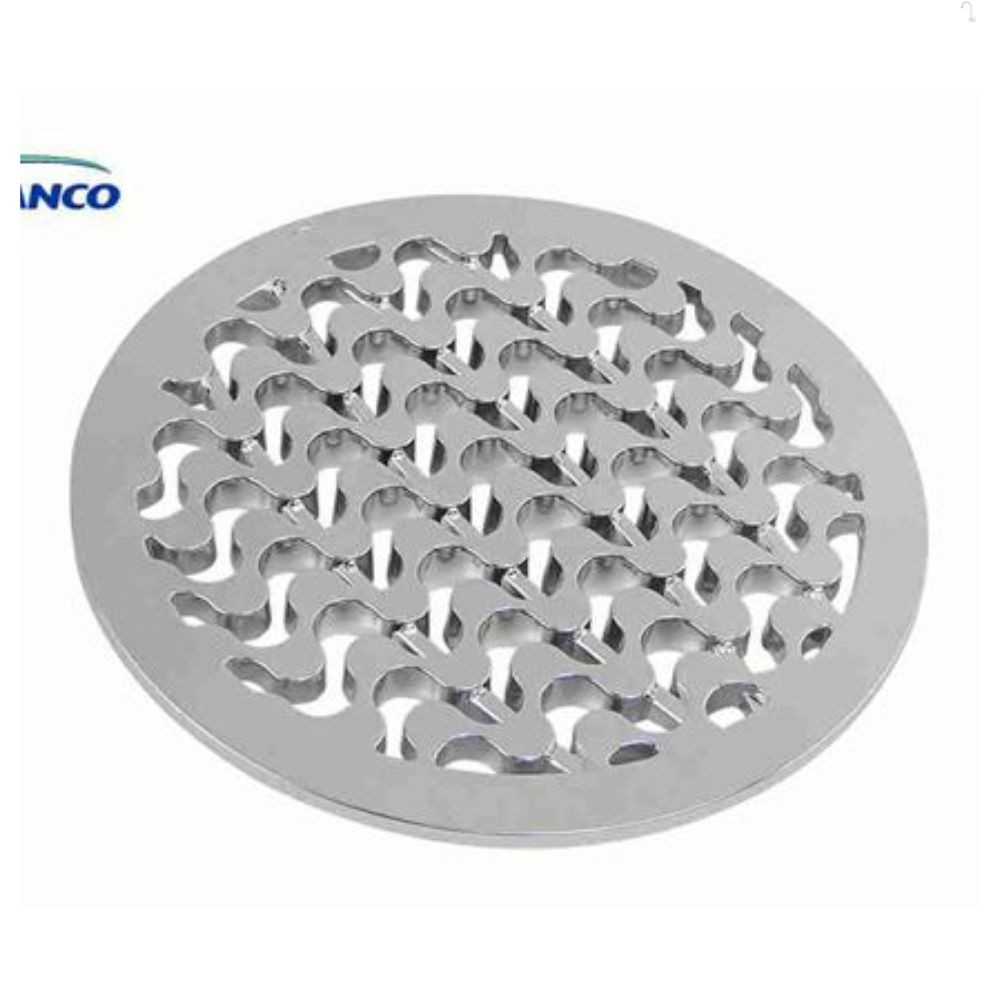 GRELHA COPACABANA ABS CROMADA 100MM AMANCO