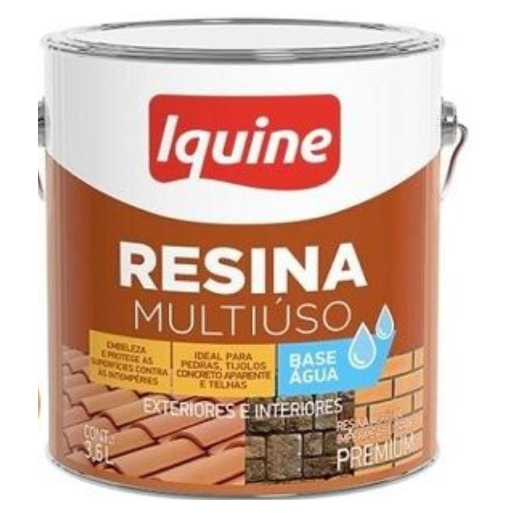 Resina Base Água Incolor 3.6L Iquine