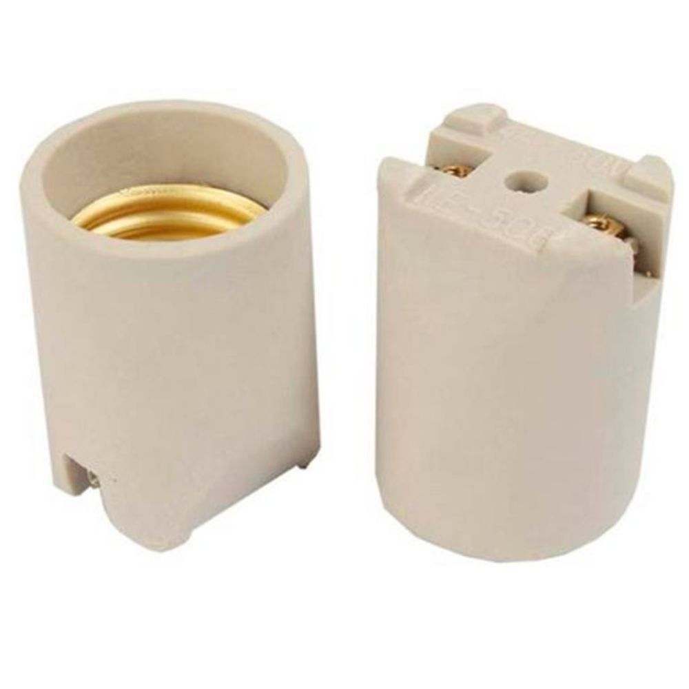 Receptáculo Para Plafon Leve Base E27 Com Borne Germer