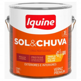 Verniz Sol E Chuva Triplo Filtro Solar Imbuia 3.6L Iquine