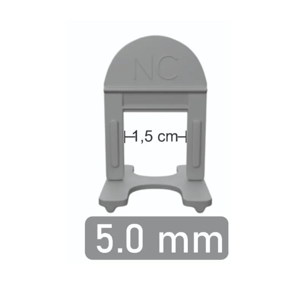 Espaçador Para Piso 5Mm C/100Pcs Nivela Certo