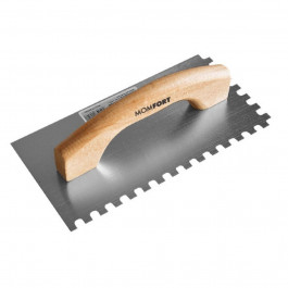 Desempenadeira De Aço Dentada 12X24Cm Momfort