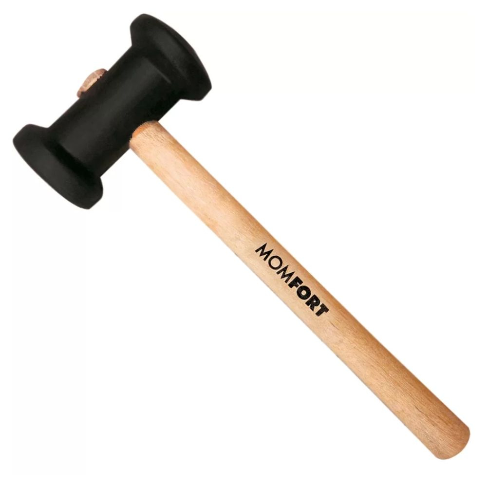 Marreta De Borracha 80Mm Preto Momfort