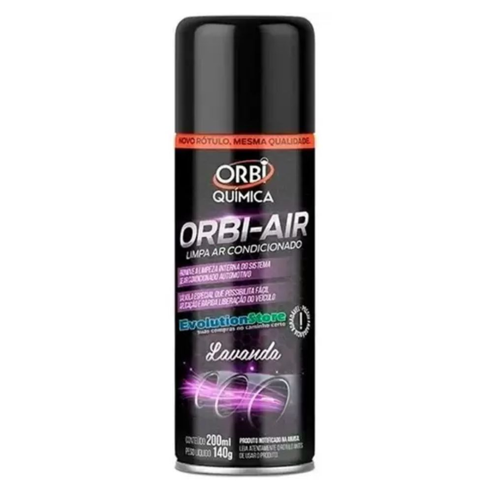 Limpa Ar Condicionado Lavanda 200Ml Orbi