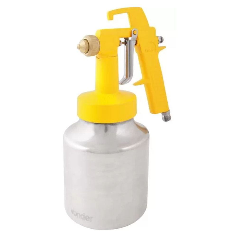 Pistola Para Pintura Com Caneca Em Alumínio  - Vonder 