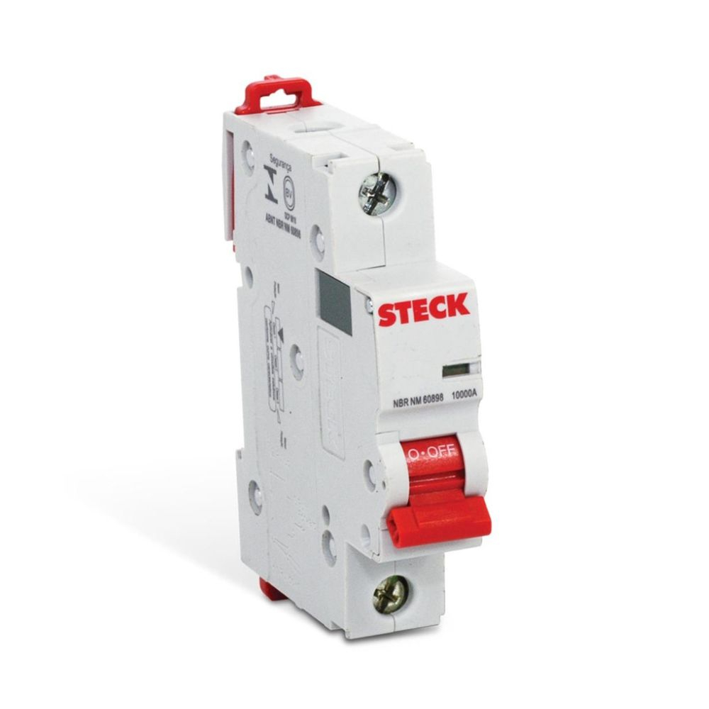 Disjuntor Monopolar Com Curva C De 6A 3Ka Sdd61C06 Steck