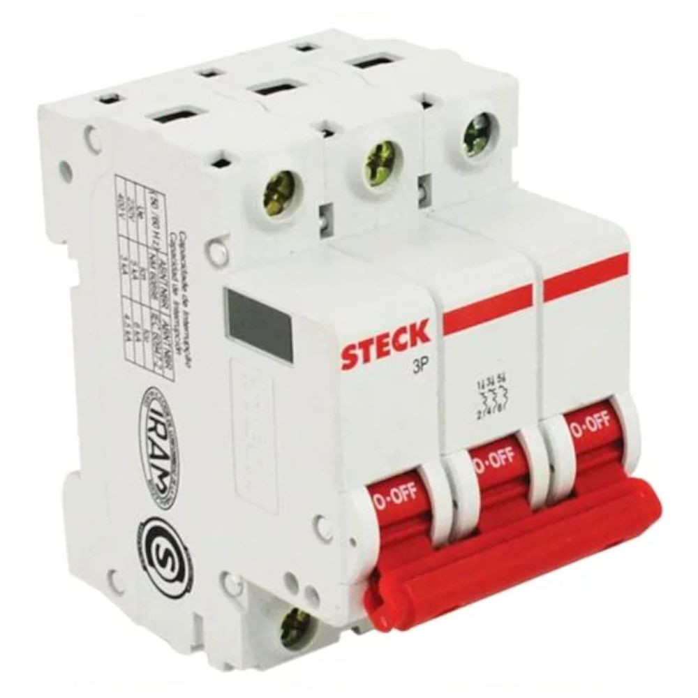 Disjuntor Trifásico 70A 4.5Ka Sd63C70 Steck